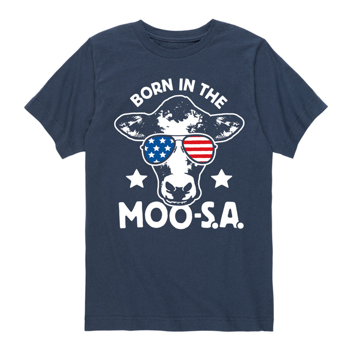 Born in the Moo-sa - Youth Short Sleeve T-Shirt
