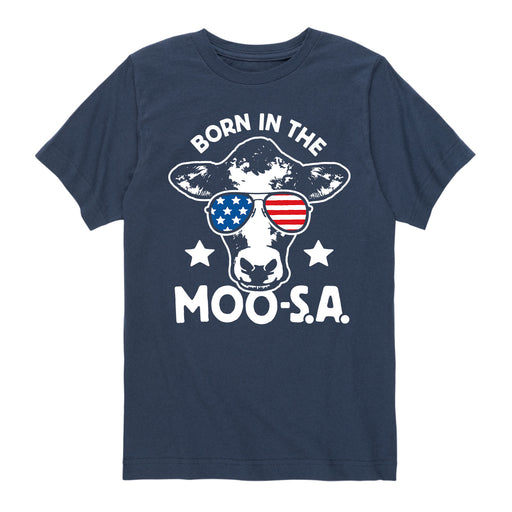 Born in the Moo-sa - Toddler Short Sleeve T-Shirt