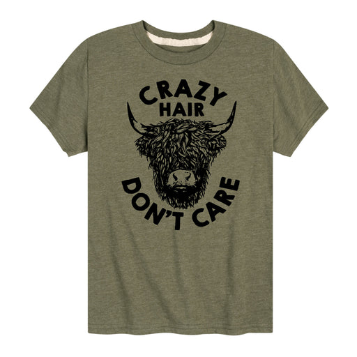Crazy Hair Dont Care-Youth Short Sleeve T-Shirt