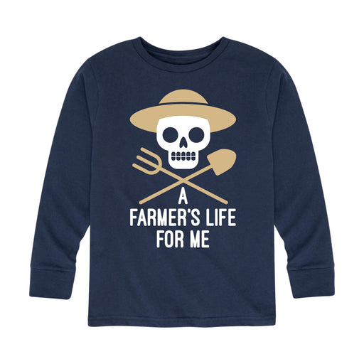 Farmer's Life For Me - Youth Long Sleeve T-Shirt