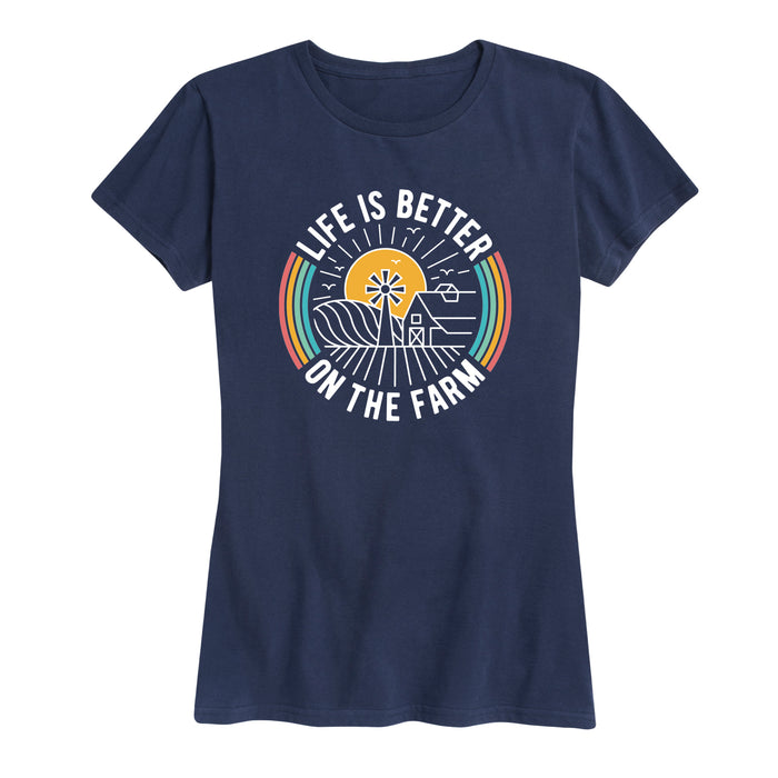 Life Is Better On The Farm - Women's Short Sleeve T-Shirt