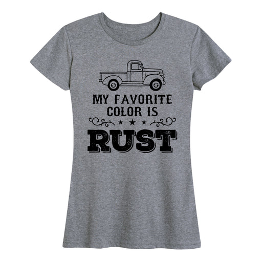 My Favorite Color Is Rust - Women's Short Sleeve T-Shirt