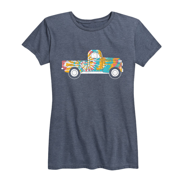 Tie Dye Truck-Women's Short Sleeve T-Shirt