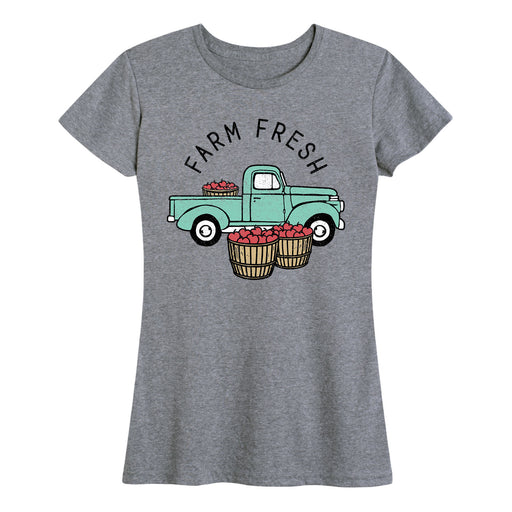 Farm Fresh Apple Truck - Women's Short Sleeve T-Shirt