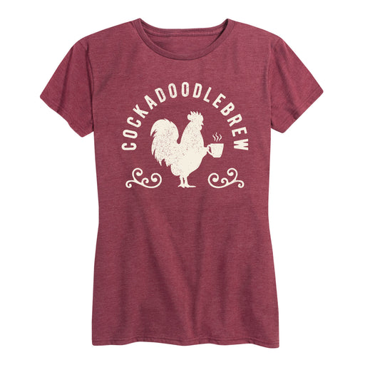 Cockadoodlebrew Rooster Coffee - Women's Short Sleeve T-Shirt