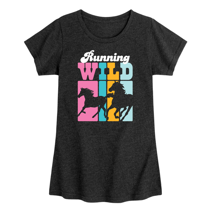 Running Wild - Toddler & Youth Girl's Short Sleeve T-Shirt